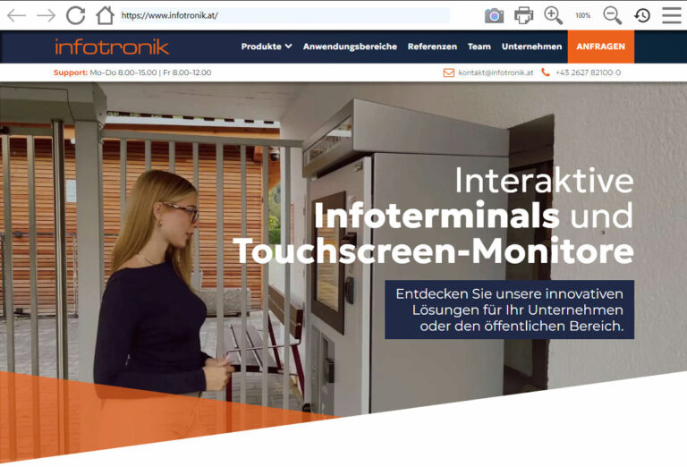 Infotronik Browser Kiosk